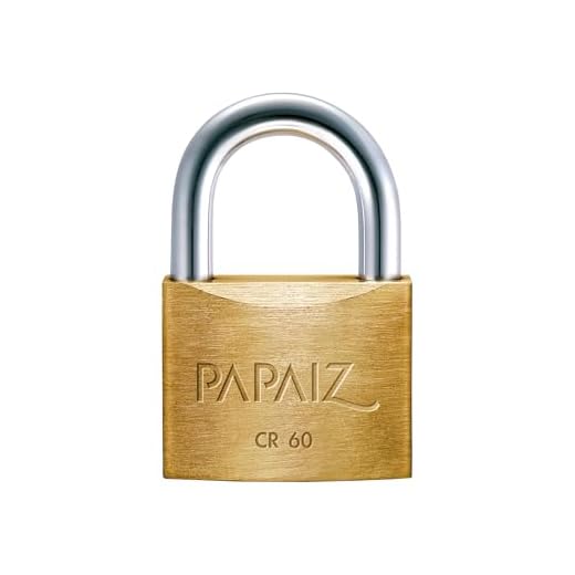 Cadeado De Latão Maciço 60Mm Com 2 Chaves Cr-60 Papaiz