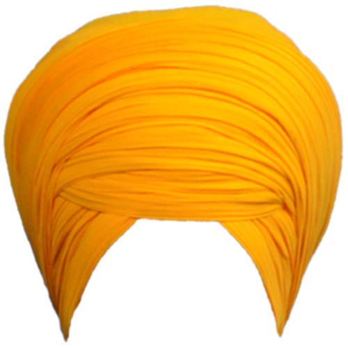 Export Store Linen Sikh Dumalla Turban Chand Tora Dumalla Warrior style turban Dumalla 10 Meter Kesri Color