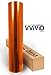 VViViD Transparent Colorful Vinyl Window Tinting Sheets (1.49ft x 5ft, Orange)