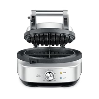 Breville No-Mess Classic Waffle Maker BWM520XL, Brushed Stainless Steel