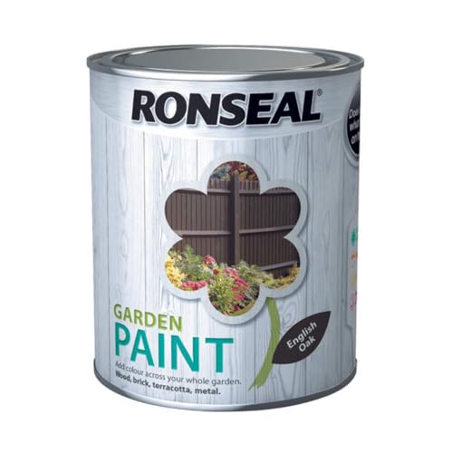 Ronseal General Purpose Garden Paint English Oak 750ml