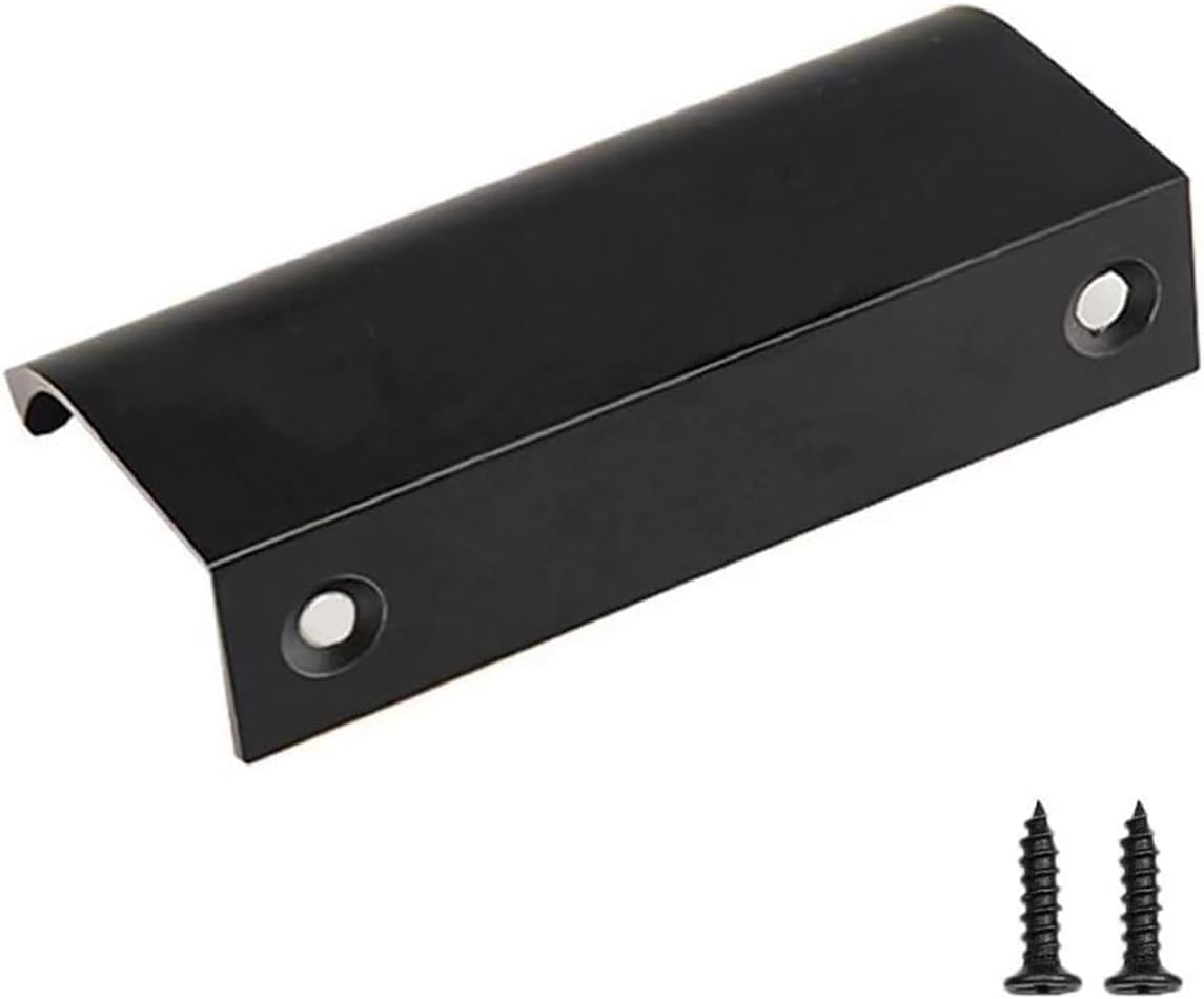 Tnbccxn One Color Cabinet Handles, Concealed Handles, 10 Pcs，Cabinet Hardware(Hole Distance 64 Mm)