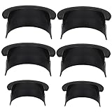 BIUDECO 6 Pcs Heavy Duty Plastic Billiards Table Pocket Liners for Pool Table Corner Design for Home Bar Use Fits Standard Pool Tables