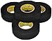 Hockey Tape Black for Sticks and Grips, Multi-Purpose Strong Durable Cloth Tape, COMP-O-STIK 4 Pack 24MM X 18M, Easy to Stretch and Tear, Exceptional Performance, Minimal Adhesive Residue