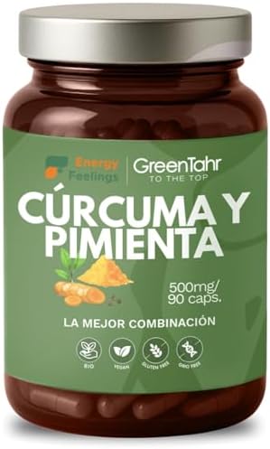 Energy Feelings Cúrcuma y Pimienta Negra en Cápsulas de Cultivo E...