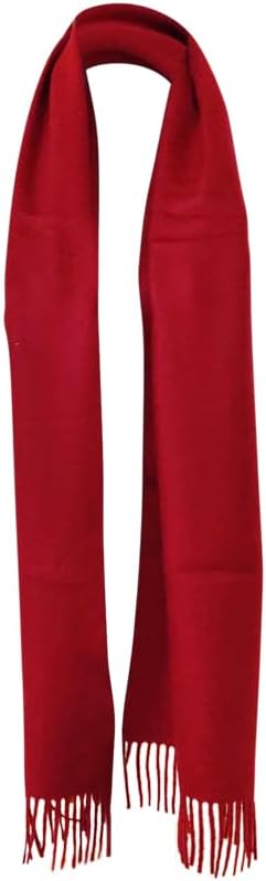 EVELYN BROOKS Luxury 100% Pure Peruvian Soft Baby Alpaca Reversible Wool Scarf for Men & Women - Variety of Colors