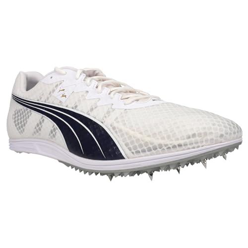 PUMA Mens Evospeed Mid-Distance X Tracksmith and Field Running Sneakers Shoes - White2