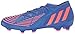 adidas Unisex Predator Edge.2 Firm Ground Soccer Shoe, Hi-Res Blue/Turbo/Hi-Res Blue, 11 US Men