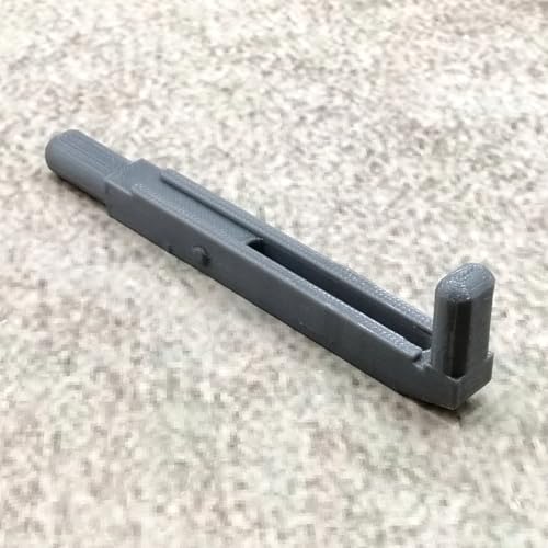 ULEIVA Ersatz Putzriegel Grau kompatibel mit Velux Dachfenster GGU GHU GPU GGL GGU VL VU Ersatzteil Riegel 3271 Putzstellung Schwingfenster