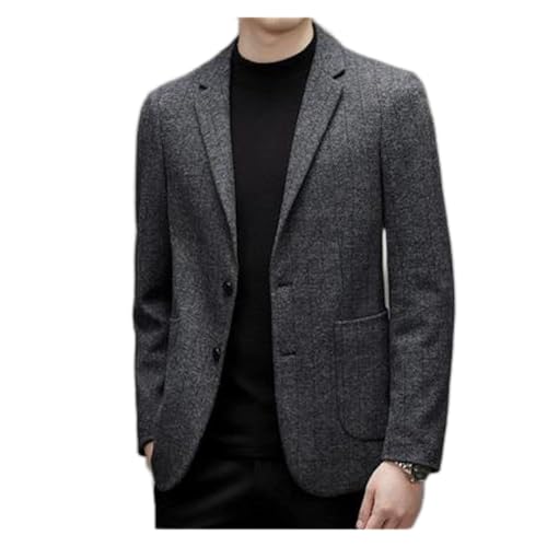 Autumn Winter Woolen Suit Jacket Father's Clothes