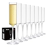 Ufrount Champagne Flutes 5oz,Clear Champagne...