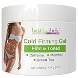 Brazilian Belle Cold Firming Gel - Skin Tightening & Anti Cellulite Gel with Caffeine - Advanced Skin Firming & Body Firming Cream for Loose & Sagging Skin