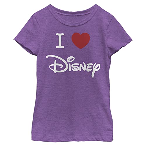 Image of Disney Girl's I Heart Logo T-Shirt