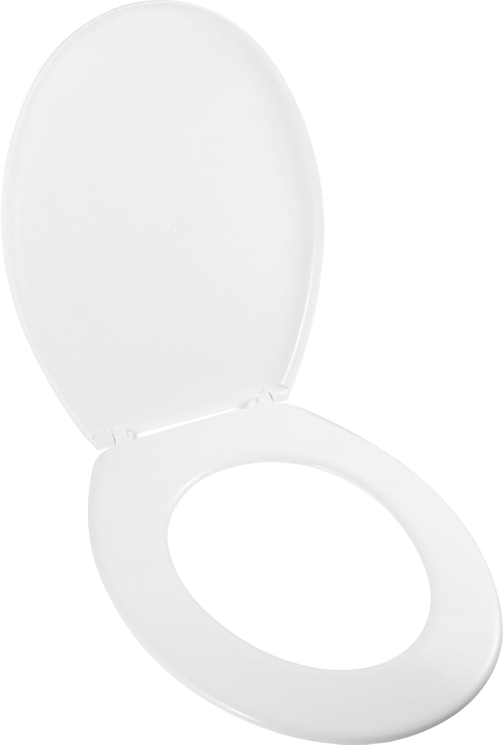Cabilock Marble Effect Toilet Seat Plastic U-shaped 18-inch Thickened Bathroom Toilet Seat Cover for Home Bathroom Accessories