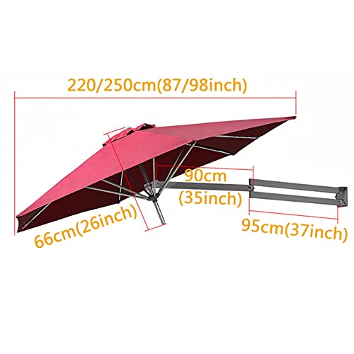 Parasol de cantilever robuste 8 cotes pour terrasse et balcon