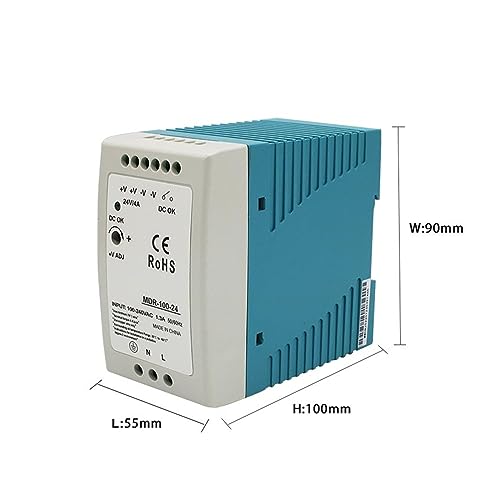 MDR-100-48V 2A alimentaire rail DIN transformateur 100W bloc de alimentation à découpage DC - 2