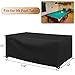 CHINCHILLA 7/8/9 ft Pool Table Cover, Waterproof Sunscreen Billiard Cover Polyester Fabric，for Snooker Billiard Table Cover (9ft)