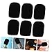VICASKY 6pcs Washable Microphone Cover Thick Sponge Windscreen for Ktv Protective Cap for Noise Cancellation Breathable Design Suitable for All Microphone Types