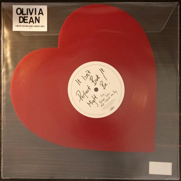 Olivia Dean It Isn't Perfect But It Might Be! Red Heart Shpae