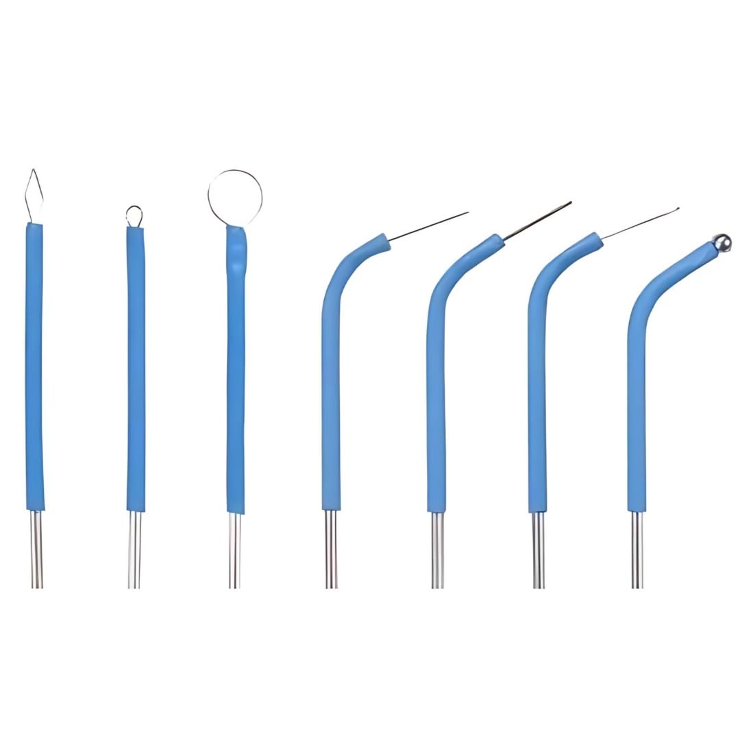 Bonart Art-E1 Series 7-Piece Electrode Set – Blue (T1-T9) – Reusable Tips for Student Training and Practice