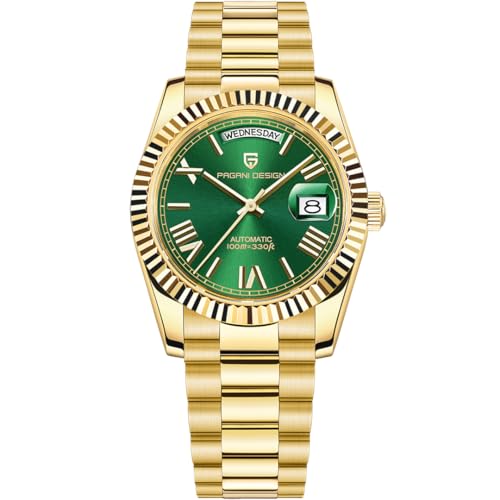 LACZ DENTON DD36 Herrenuhren Luxus Automatikuhr Männer AR Saphirglas Mechanische Armbanduhr Herren 10Bar ST16 Movt