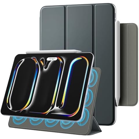 TiMOVO Magnetic Case for iPad Pro 11 inch 2024 Cover