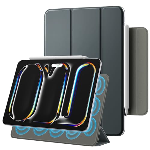TiMOVO Custodia Magnetica iPad PRO 11" (M4) 2024 Grigio Siderale