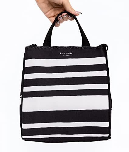 Image of kate spade new york Lunch Tote Bag for Women - Insulated Lunch Bags for Work - Sarah Stripe