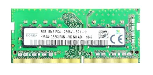 Image of 8GB DDR4 Laptop RAM | 2666MHz Memory Module | PC4-21300 | 260-Pin SO-DIMM | 1.2V | for Notebook & Laptop