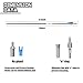 BOWSOUL 31Inch Carbon Arrows for Target Practice Hunting Arrow with Removable Tips for Compound & Recurve Bow(Pack of 12) (Blue White)