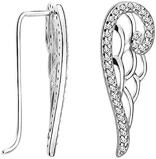 SOFIA MILANI - Women's Earrings 925 Silver - with Zirconia Stones - Wing Ear Climbers - 20700