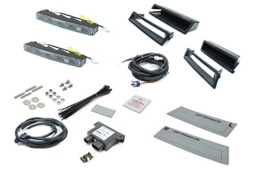 Nolden NCC DRL LED Daytime Running Lights Kit For Jeep Wrangler Rubicon JK 2007