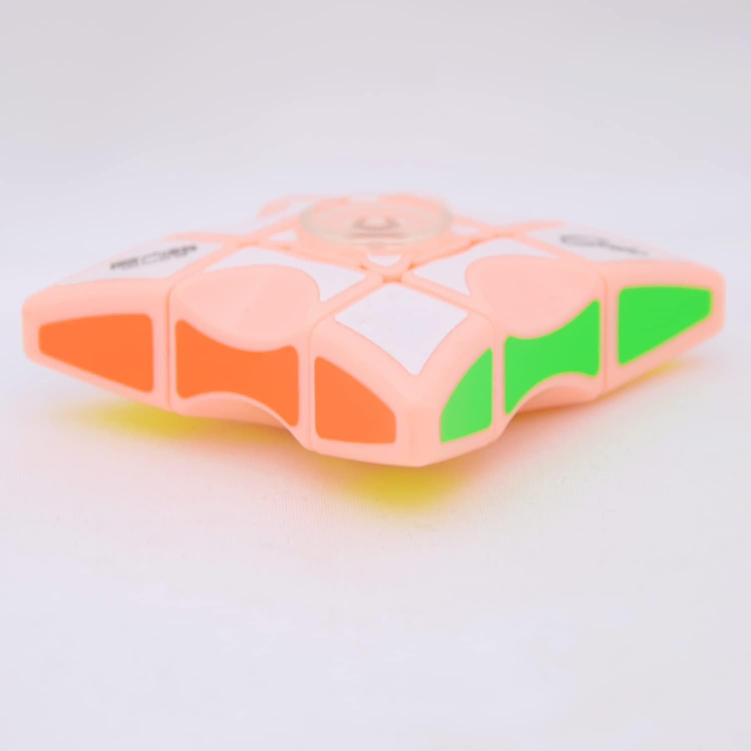 Cubo Megaminx Bukefuno Qiheng S2 3 X 3 Pulgadas Sin Calcoman Color De