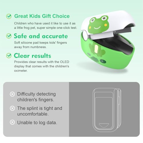 Fingertip Pulse Oximeter for Kids, Fast Pediatric Oxygen Saturation and Pulse Rate Monitor,Rechargeable SpO2 Monitor with Bright Display for Baby Infant, Toddlers at Home, School or Trip Use - Image 5