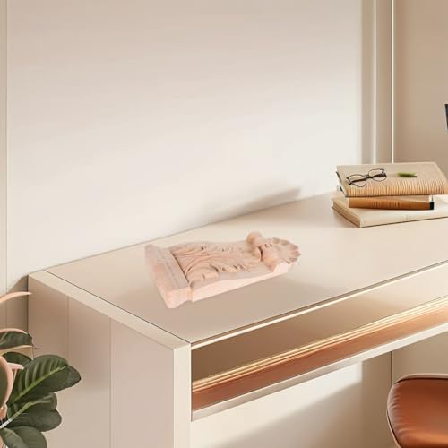 Ménsula de madera sin pintar y capitel decorativo para esquinas de dormitorios 5