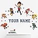 Paw Patrol Personalized Kids Name Wall Decal