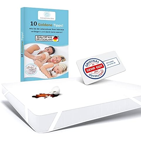 Rosenkern® Matratzenschoner 200x220 Wasserdicht - Qualität aus Deutschland Cover
