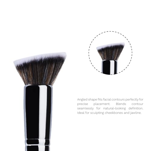 Image of PAC Contouring Brush 247 | Multi Functional Flat Angular Brush | Densely Packed Soft Bristles