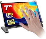 JUNEBOX Touchscreen for Raspberry Pi,5-Point 1280 * 800 IPS Touchscreen Portable Monitor with HDMI Interface Dual-Speaker for Raspberry Pi 5/4B/3B+/3B/B+ Jetson Nano Win11/10/8/7 (7' 1024 * 600)