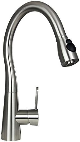 BOANN BNYKF-C01S Sophia 16.75-Inch 304 Stainless Steel Pull-Out Kitchen Faucet