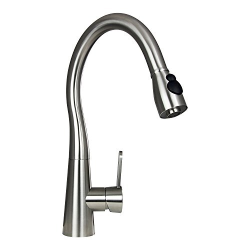 Boann Bnykf-C01S Sophia 16.75-Inch 304 Stainless Steel Pull-Out Kitchen Faucet #TOP6