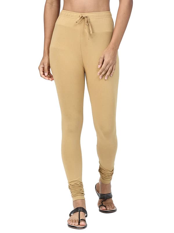 Image of Robinbosky Cotton Churidhar Leggings for Women - Stylish, Stretchable & Flattering Fit for All-Day Comfort