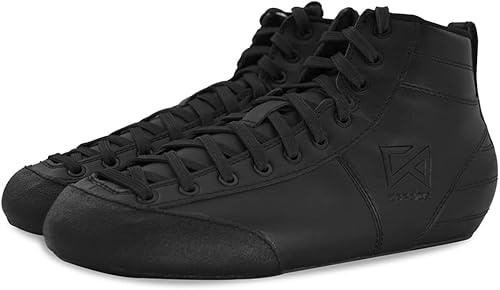 Miniatura 3 de Patines de ruedas - Patines de cuatro ruedas de microfibra negra Derby - Patinaje interiorexterior