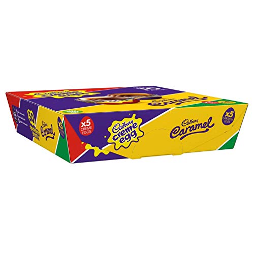 Cadbury Creme Egg and Caramel Eggs Mix 10pack, Délicieux œuf en chocolat au lait avec un centre fondant gluant, partagez la joie