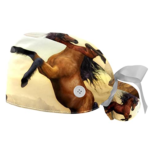 Chapeaux bouffants cheval marron parfaits pour la cuisine domestique et les ateliers créatifs