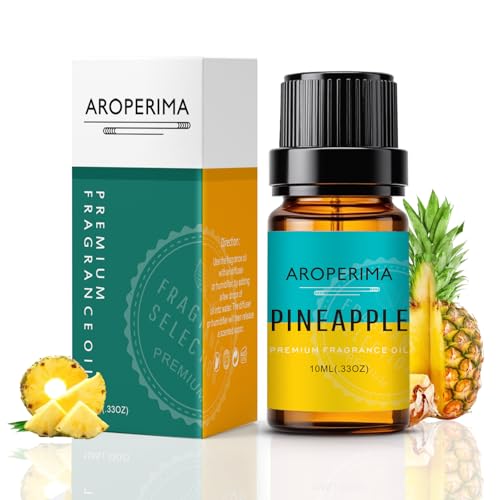 AROPERIMA Pineapple Fragrance Oil, Premium Grade Scented Oil for Aroma Diffusers, Perfume, Candle and Soap Making - 10ml