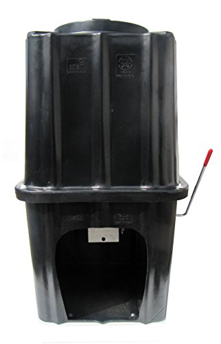 Greenans Products Ltd The Smart Bunker Plastic (NO shovel required) coal wood pellets animal feed bin salt and grit