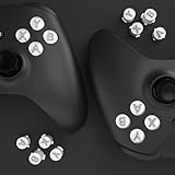 eXtremeRate ABXY Buttons for Xbox Series X & S Controller, Three-Tone Black & Clear with New Hope Gray Classic Symbols Custom Action Buttons for Xbox One S/X, Elite Series 2 & 1 Wireless Controller - Image 6