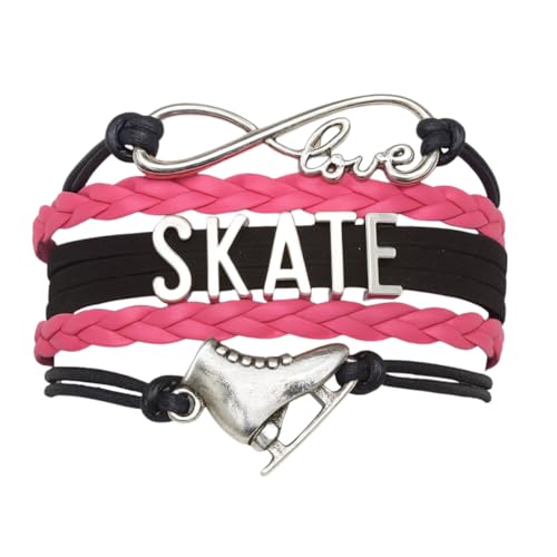 Sportybella - Figure Skating Bracelet, Figure Skating Jewelry, Ice Skating Jewelry, Ice Skate Charm Bracelet - Figure Skating Gifts for Her