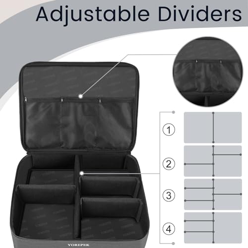 image for YOREPEK 2 Layer Golf Supplies Trunk Organizer, Sturdy Car Trunk Storag